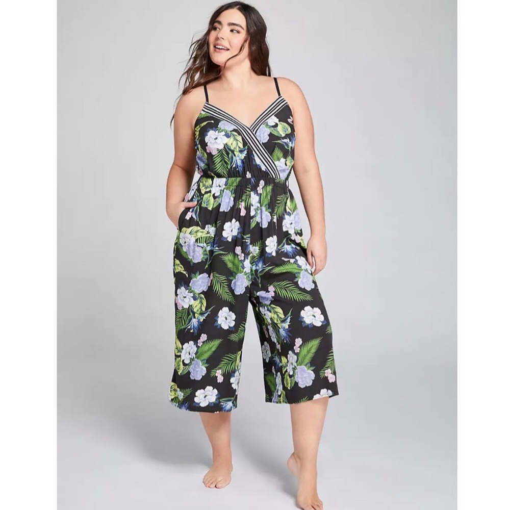Lane Bryant Floral Jumpsuit